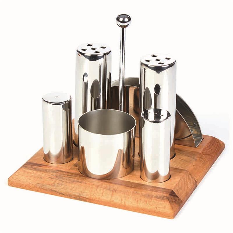 Spice and Salt Shaker Set (Chrome)