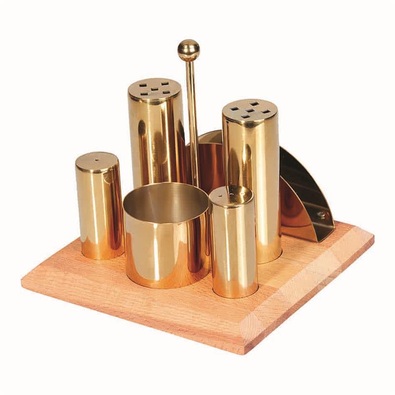 Spice and Salt Shaker Set (Gold)