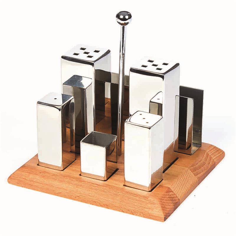 Spice and Salt Shaker Set (Chrome)