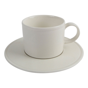 Stackable Tea Cup and Saucer
